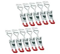 Toggle Latch Set - Heavy Duty Adjustable Metal Latches, 10 pezzi regolabili Toggle Latch Clamps Rust Proof Metal Latches for Cabinet Door Box Drawer Lid | Freezer Grill Marine Chicken Coop Home Use