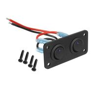 Toggle Rocker Switch Panel Blue LED Light for Car Boat Marine RV Truck Use