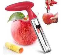 Togli Torsolo Mela,Levatorsolo per Mele,Levatorsoli Mela in Acciaio Inox, Mela o Pera Core Remover Strumento con Manico,Lama Seghettata in Acciaio Inossidabile,Per La Casa e La Cucina