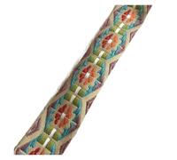 Togliete la cintura. Nastro jacquard 4 iarde di larghezza,2-5 cm geometrico multicolore for borse, indumenti, tessuti for la casa(Beige)