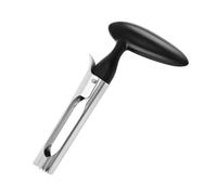 Toglitorsolo di mele, strumento for rimuovere il torsolo di mele e pere in acciaio inox, tagliafrutta, seminatrice, affettatrice, utensili da cucina for verdure(Black)