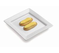 TOGNANA 15 x 15 cm, Vassoio per Feste, Colore: Bianco