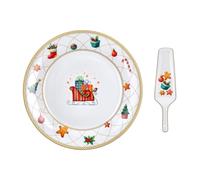 Tognana, Alzata 2 Ripiani H25 cm Christmas Fairy Tale, Porcellana, Multicolor