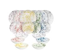 Tognana Apulia, Servizio piatti 18 pezzi per 6 persone, porcellana, multicolor
