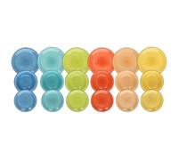 Tognana Art & Pepper, servizio piatti 18 pezzi per 6 persone, stoneware, multicolor