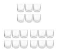 Tognana Aura, Confezione 6 bicchieri cc 370, vetro, trasparente (Confezione da 3)