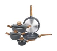 Tognana Batteria pentole Alluminio antiaderente 8 pz T-CARE MY COOKING Grigio