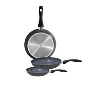 SET 3 PADELLE TOGNANA GEMSTONE 20, 24, 28CM ANTIADERENTE ANCHE PIANI INDUZIONE