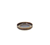 TOGNANA BLOOM PIATTO EDGE BLUE & BROWN CM 12