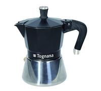 Tognana Caffettiera Alluminio 6 Tazze SPHERA INDUCTION Cromo e Nero WS43006SPHA