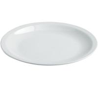 Tognana capri bianco, set 4 piatto piano cm 25, in fine porcellana