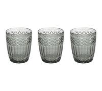 Tognana Claire, Set 3 bicchieri 300 cc, vetro, Grigio