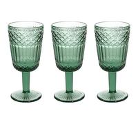 Tognana Claire, Set 3 calici 270 cc, vetro, verde