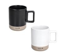 Tognana, Confezione 2 Mug 400 Cc You & Me, Stoneware, Multicolor