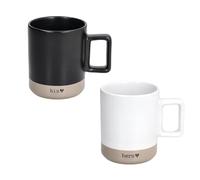 Tognana, Confezione 2 Mug 400 Cc You & Me, Stoneware, Multicolor