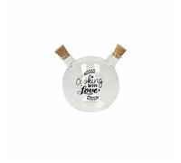 Tognana Cooking with Love - Bottiglia per olio/aceto 2 in 1, 410 ml/60 ml