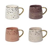 Tognana Des Arts Chic, Set 4 Tazze, Mug 340 cc, Porcellana, Multicolore