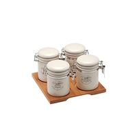 Portaspezie da tavolo collezione casa dolce Casa set 4 barattolini