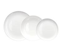 Tognana Edge, Servizio piatti 18 pezzi per 6 persone, Porcellana, Bianco