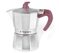 Tognana Extra Style, Caffettiera Moka, 6 Tazze, Alluminio, Grigio