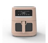 Tognana, Friggitrice ad aria 8L, doppia resistenza, display digitale, timer, 80-200°C, finestra, 2000W, Champagne