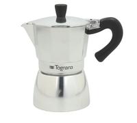Tognana Grancucina Caffettiera Moka 3 Tazze Mirror Alluminio Grigio