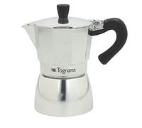 Tognana Grancucina, Caffettiera Moka, 3 Tazze, Mirror-Alluminio, Grigio