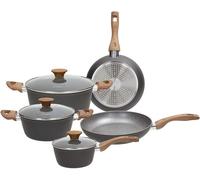Batteria 8 Pezzi Pentola Tognana V779116GRST Great Stone, Alluminio forgiato