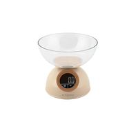 Tognana Iridea, Bilancia da Cucina Digitale 5 kg plastica, Champagne