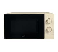 Tognana Iridea, Forno a microonde con funzione grill e scongelamento e piatto in vetro 24,5 cm, Champagne