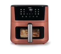 Tognana Iridea, Friggitrice ad aria 10L, doppia resistenza, display digitale, timer, 80-200°C, finestra, 2300W, Rosso Mela