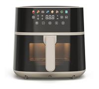 Tognana Iridea, Friggitrice ad aria 6L, doppia resistenza, display digitale, timer, 80-200°C, finestra, 1700W, Champagne