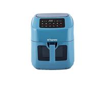 Tognana Iridea, Friggitrice ad aria 9,2L, doppia resistenza, display digitale, timer, 50-200°C, finestra, 2150W, Plastica-Acciaio Inox, Carta da zucchero