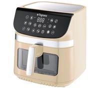 Tognana Iridea, Friggitrice ad aria 9L, doppia resistenza, display digitale, timer, 80-200°C, finestra, 2200W, Champagne