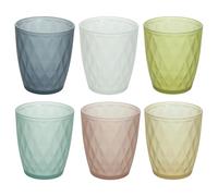 Tognana Porcellane N3585F4M227 bicchiere per acqua Multicolore 6 pz 320 ml Tognana Porcellane