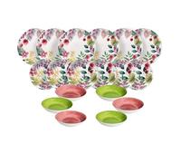 Tognana Kalima, Servizio piatti per 6 persone 18 pezzi, porcellana, multicolor