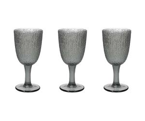 Tognana Linea Davor Grigio Set 3 Calici Colore Grigio Chiaro Da Vino 250CC