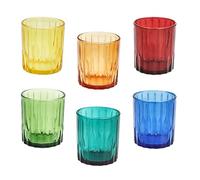 Tognana Lounge, Set 6 bicchieri 320 cc, vetro, multicolor