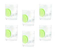 Tognana Lyra, set 6 bicchieri 420 cc, vetro, trasparente