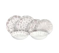 Tognana Mallorca, Servizio piatti 18 pezzi per 6 persone, porcellana, beige