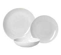 Servizio 12 Piatti Porcellana Multicolore con Tovaglia Linea New Pasta Tognana