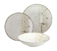 Servizio di Piatti da Tavola in Ceramica Nova Moon 18 Pezzi Tognana