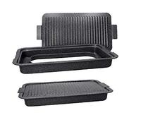 Tognana Mythos Barbecue Rettangolare, Grigio, 30x52 cm