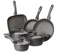 Tognana Mythos Batteria di pentole e padelle 9 pezzi con 3 casseruole 2 padelle