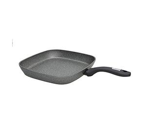 Tognana Mythos Grill Quadra con 1 Manico Fisso, Alluminio, Grigio