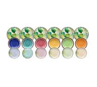 Tognana New Jungle, Servizio Piatti per 6 persone, 18 Pezzi, Porcellana, Multicolore