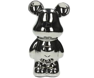 Tognana Orso Salvadanaio Home Decor Bear H 27 Cm Ceramica Argento