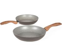 Tognana V779132GRST Set 2 padelle 24+28 cm Great Stone, Alluminio forgiato