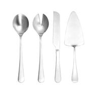 Tognana Pauline, set 4 posate da portata, acciaio inox, argento