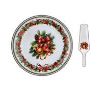 Tognana, Piatto Albero 25x21 Cm Christmas Fairy Tale, Porcellana, Multicolor